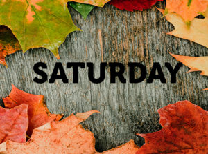 Saturday Registration