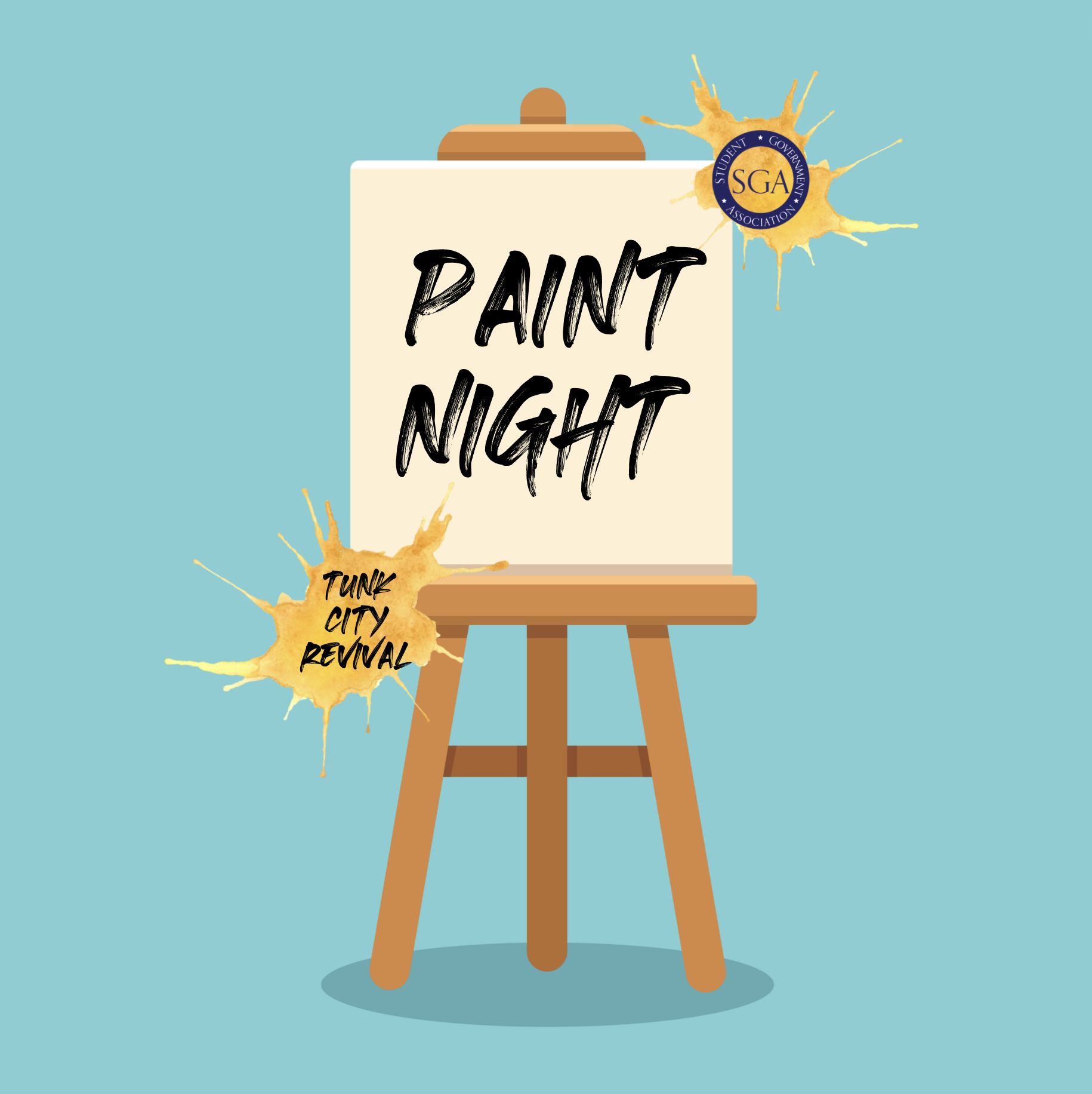 SGA Paint Night Tunk City Revival